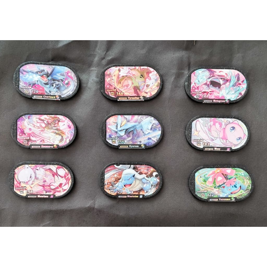 pokemon mezastar 100% asli original keluar dari mesin Indonesia rare limited black tag season 1 2 me