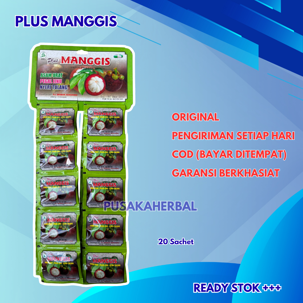 

PLUS MANGGIS ORIGINAL KAPSUL 20 SACHET