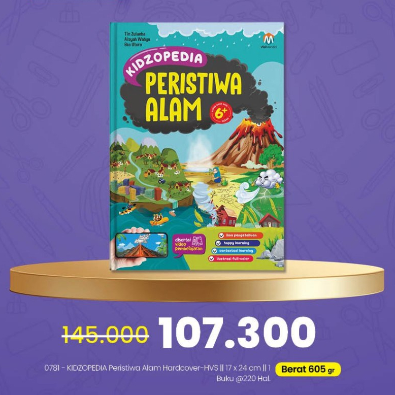 Ziyadbooks - kidzopedia peristiwa alam - buku ensiklopedia anak SD SMP
