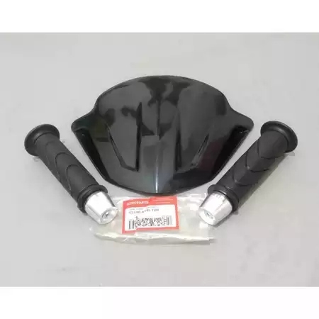 PAKET HEMAT 3 in1 VISOR BEAT CARBU 2008-2012 PLUS HANDGRIP HONDA+JALU PCX BEAT CARBU