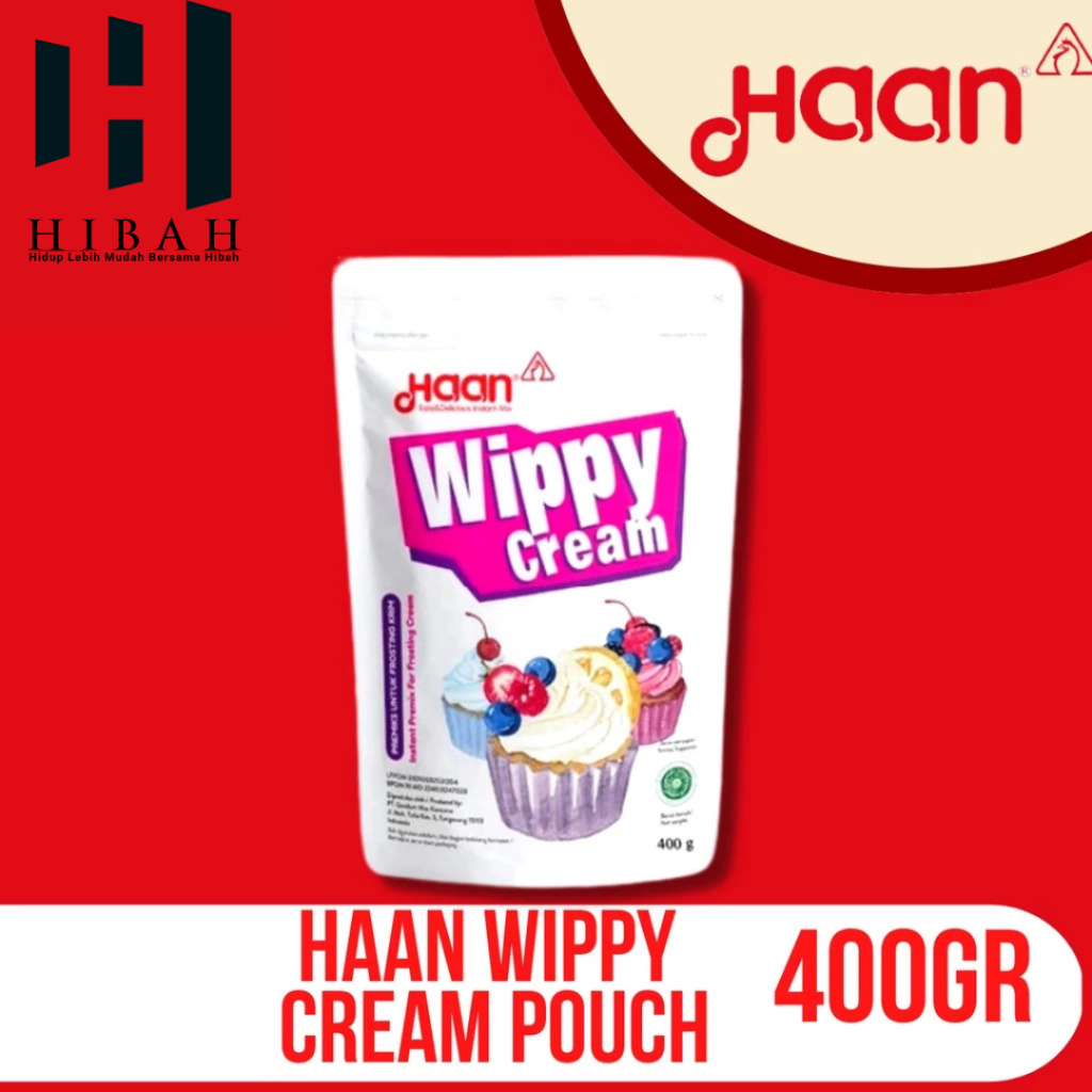 

Haan Wippy Cream Pouch 400 gram