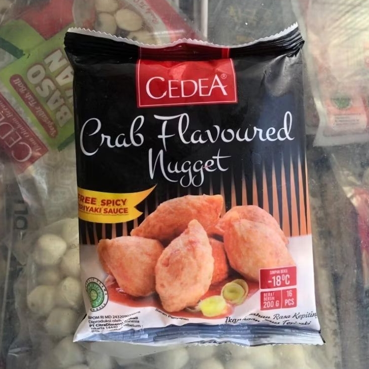 

CRAB FLAVOURED NUGGET CEDEA ISI 200 GRAM | Banna Foody | Snack Viral