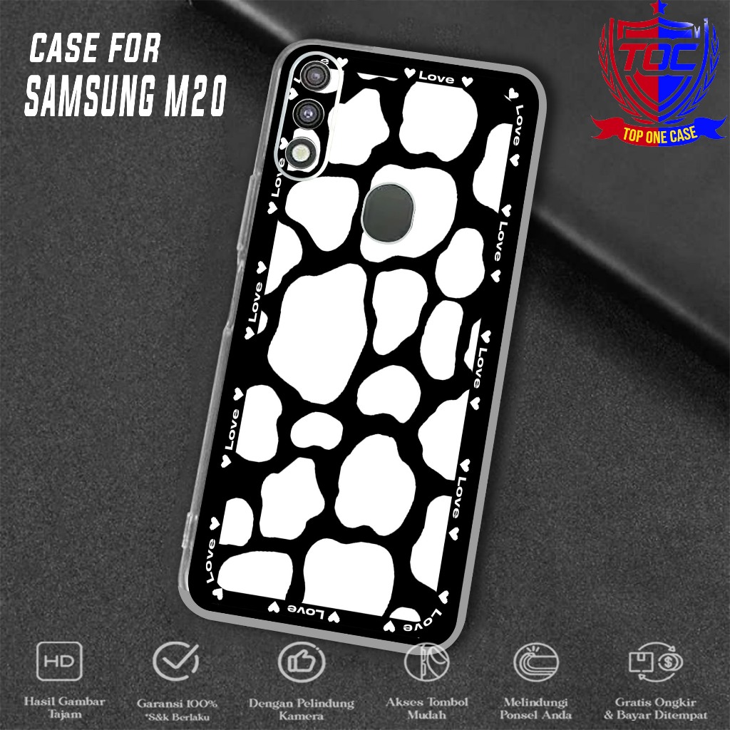 Case SAMSUNG M20 - Casing SAMSUNG M20 Terbaru Top One Case [ MOTIF LOPE ] Casing Hp SAMSUNG M20 - ke