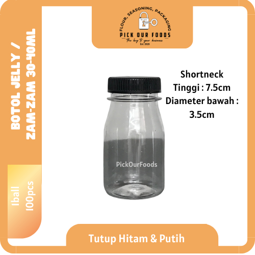 Botol Zam Zam 30ml - 40 ml / Botol Jelly / Botol Saos 30 ml - 40 ml