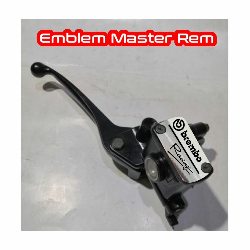 Emblem Akrilik Master Rem Vario 125 Genio old Beat Scoopy / Tutup Minyak Rem / Emblem Variasi / HRC 