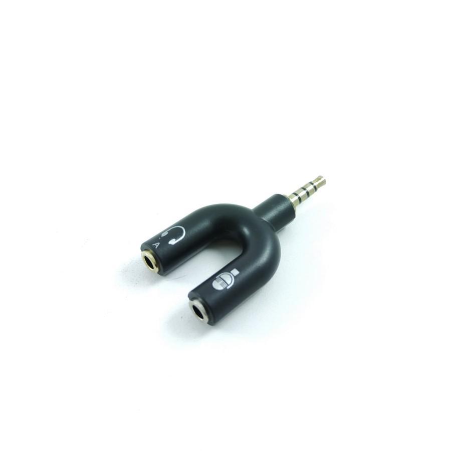 Splitter Audio Mic Jack 3.5mm Headphone Mic ke Hp