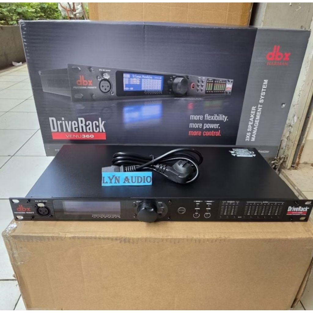 Speaker Management DBX VENU 360 DLMS VENUE 360/6 OUTPUT 3 INPUT