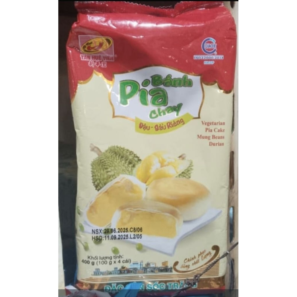 

Pia durian vietnam Banh pia chay 400gr