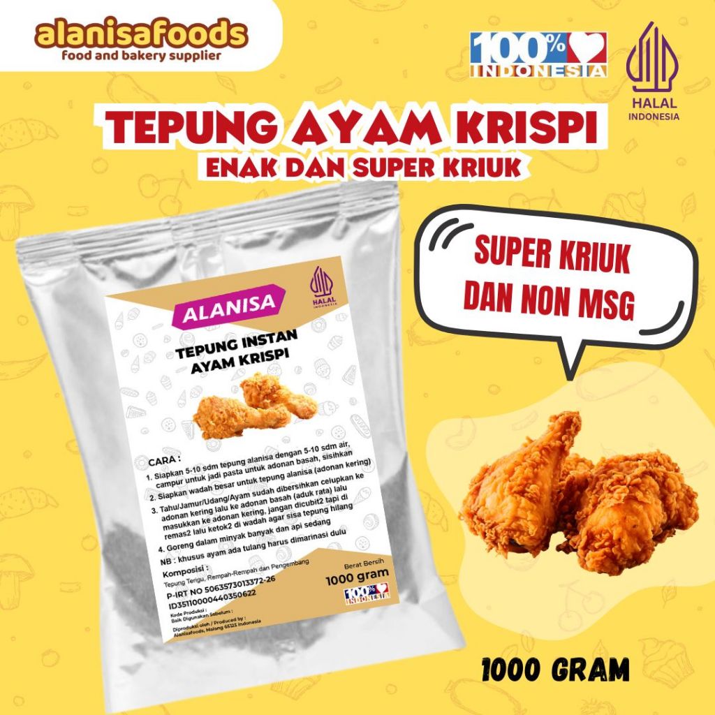 

Tepung Instan Ayam Krispi 1kg