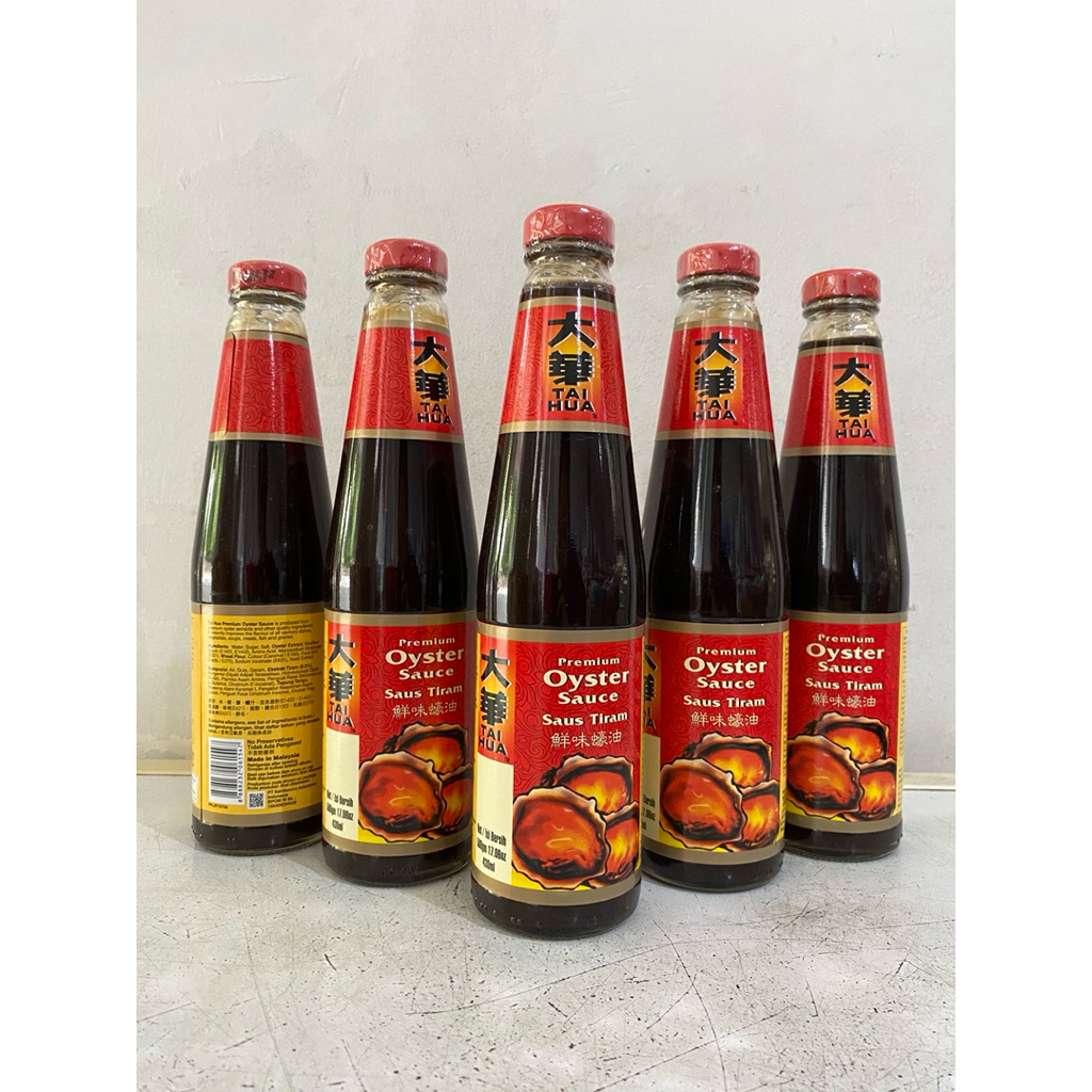 

tai hua premium oyster sauce 430ml | saus tiram premium tai hua
