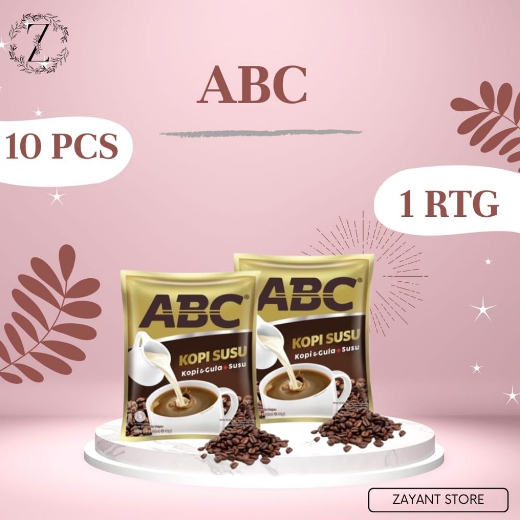 

ABC kopi susu (1 Renceng/10Pcs)