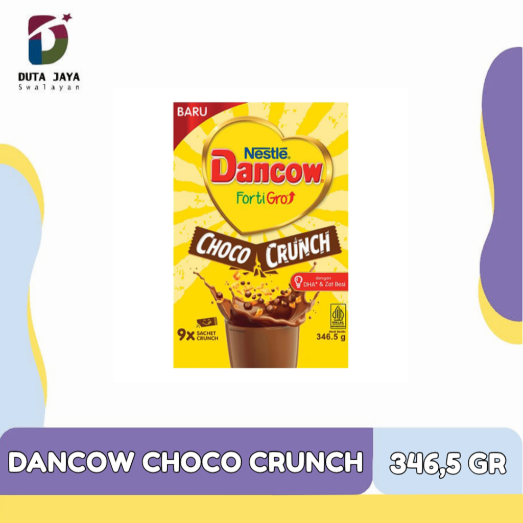 

Baru" Dancow Fortigro Choco Crunch 346,5 gr