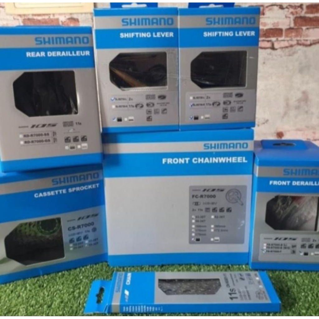 Groupset Shimano 105 R7000 2x11 Speed FLATBAR sepeda lipat minivelo