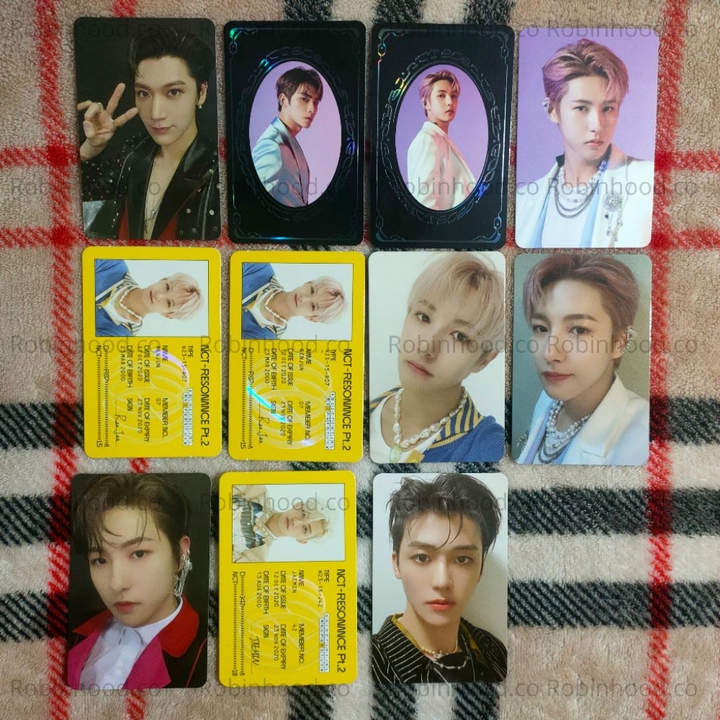 

Official Photocard NCT 2020 Resonance pt.2 Departure Arrival Yearbook ID Ten Xiaojun Renjun Jaemin