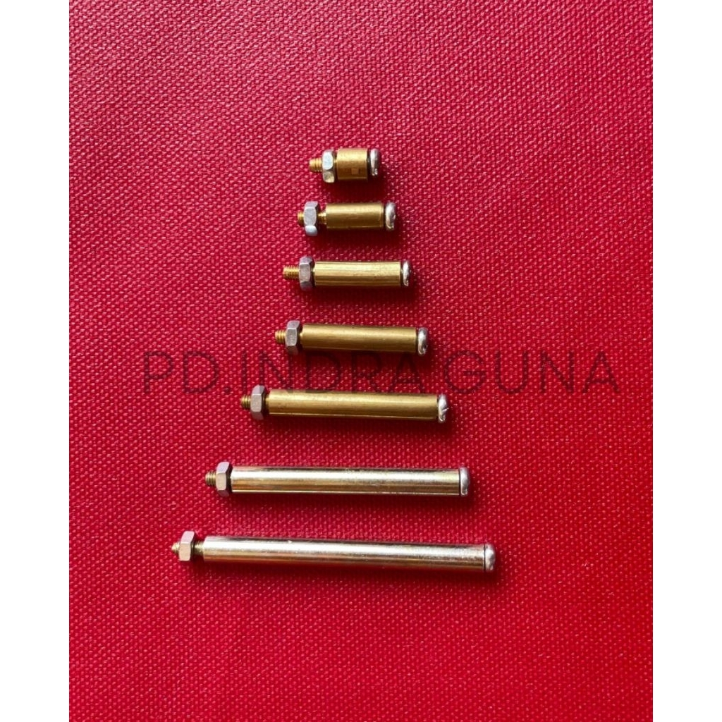 SPACER PCB KUNINGAN BULAT+MUR+BAUT