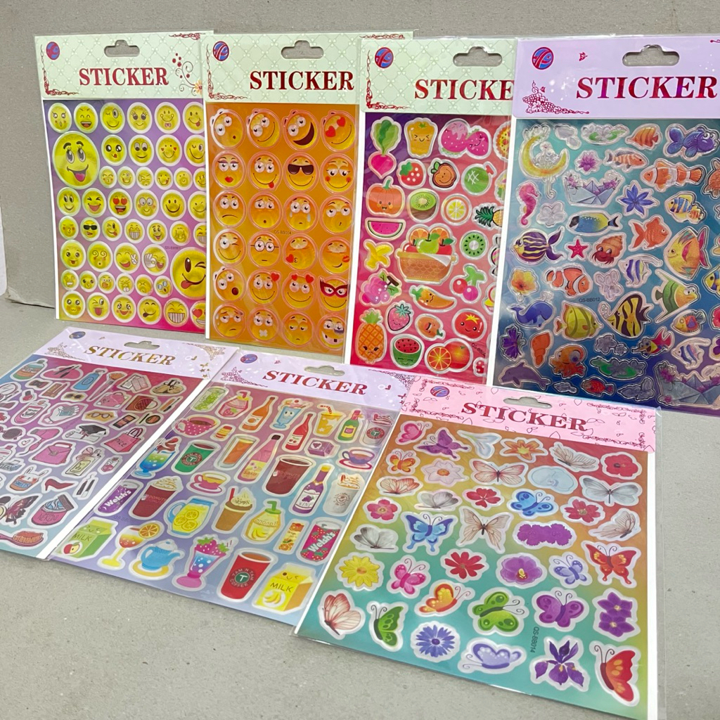 

Stiker Anak Perempuan / Stiker Hologram / Girls’ sticker