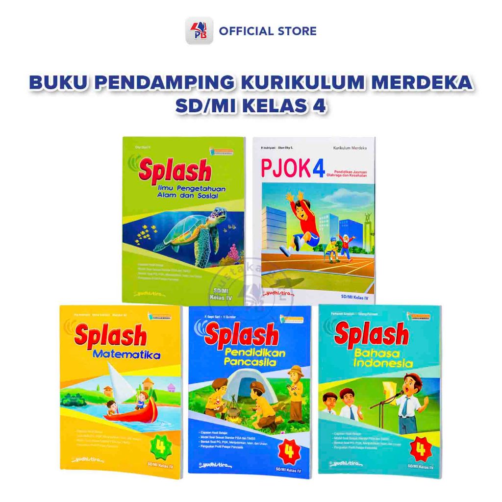 Buku Pendamping kurikulum merdeka SD Mi Kelas 4 / Sinau Basa Jawa  / SPLASH Bahasa Indonesia / Panca