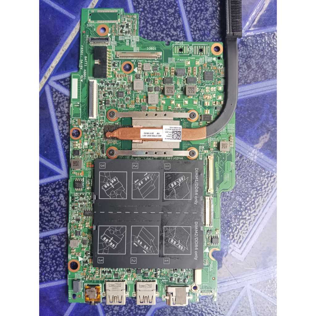 Motherboard Laptop Dell 13-5378 Core i5-7200u