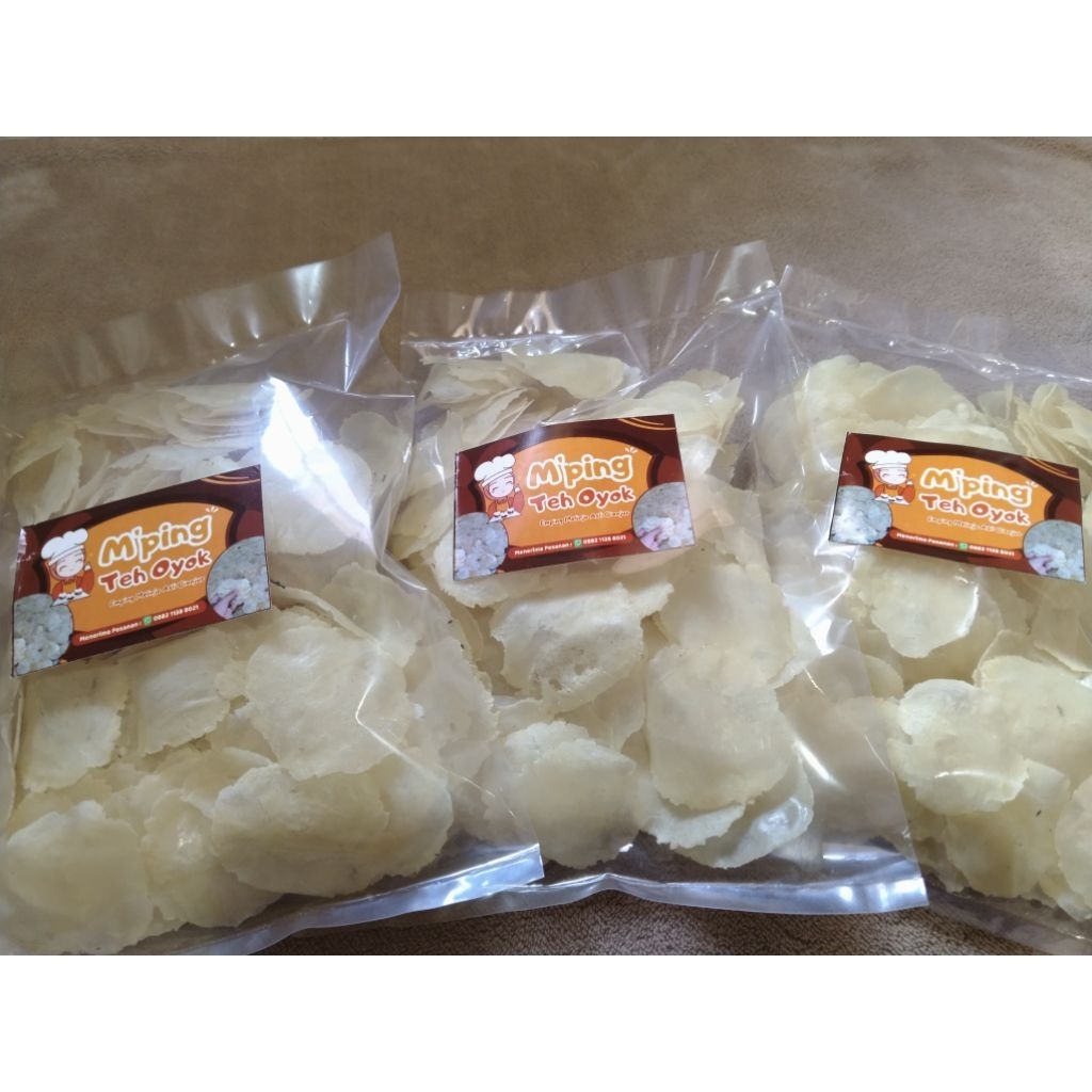 

M'ping Teh Oyok_Emping melinjo asli Cianjur 100g