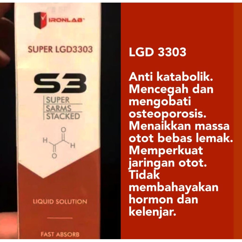 IronLab Sarm s3 SUPER LGD 3303 ORIGINAL