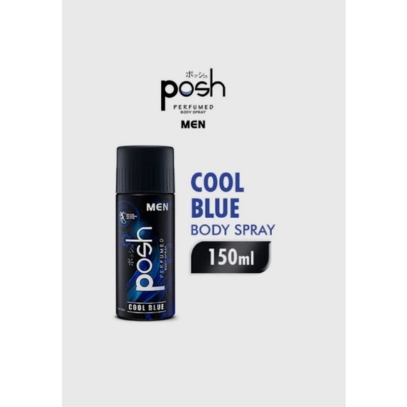 [BESTY POSH Men Body Spray / Posh Men Cool Blue 150ML