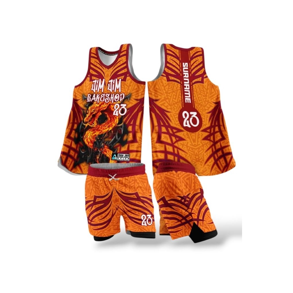 CUSTOM JERSEY BASKET SOLO / CUSTOM JERSEY BASKET Satuan Desain 8