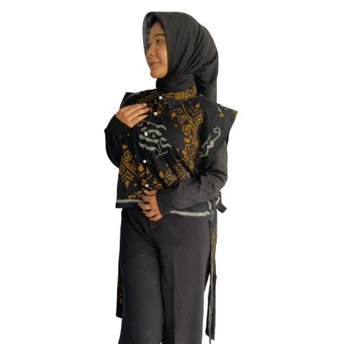 Vest Outer tenun wanita- outer tenun