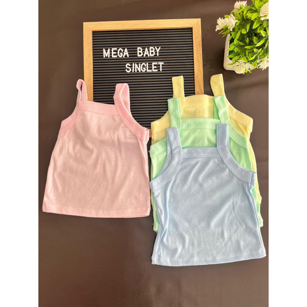 Mega Baby Singlet/Baju Anak/Baby Wear/Dalaman Bayi/Baby Shop/Siglet Anak