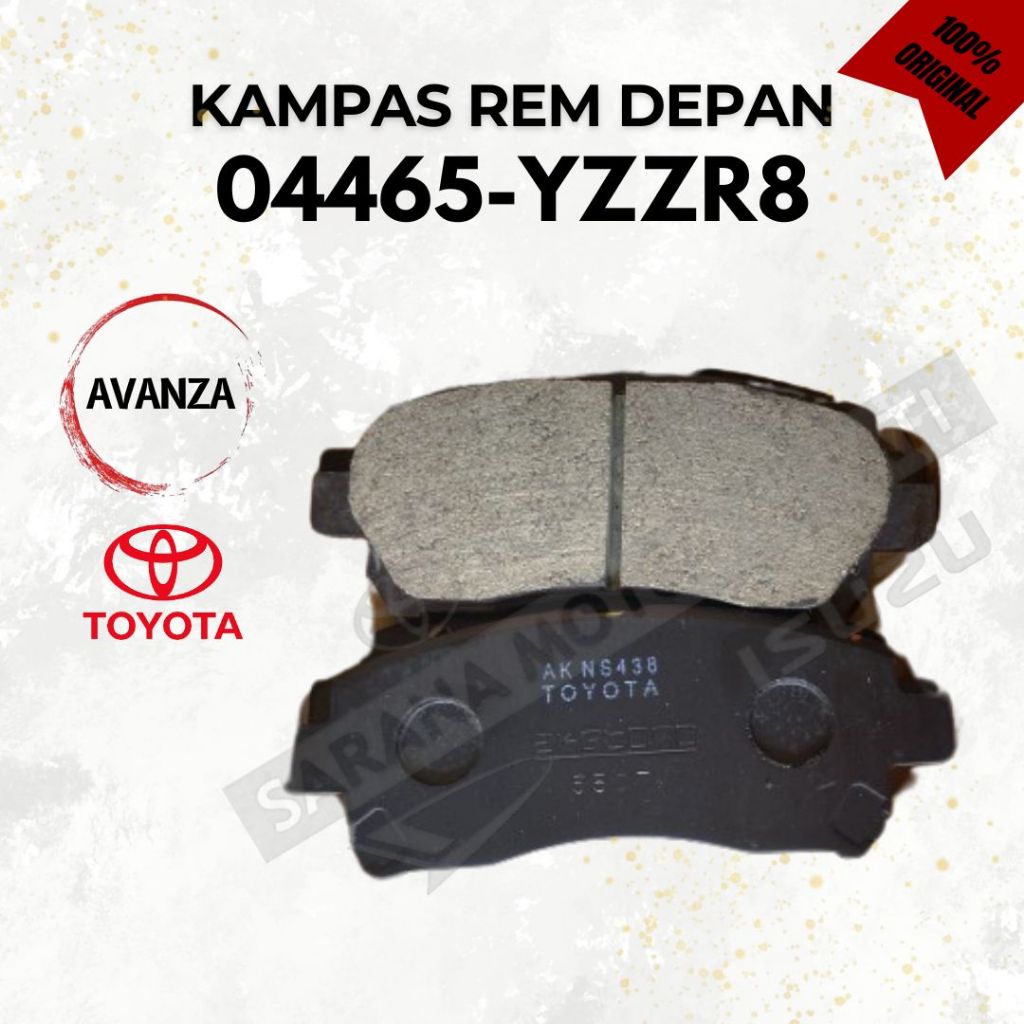 KAMPAS REM DEPAN TOYOTA AVANZA; PN : 04465-YZZR8