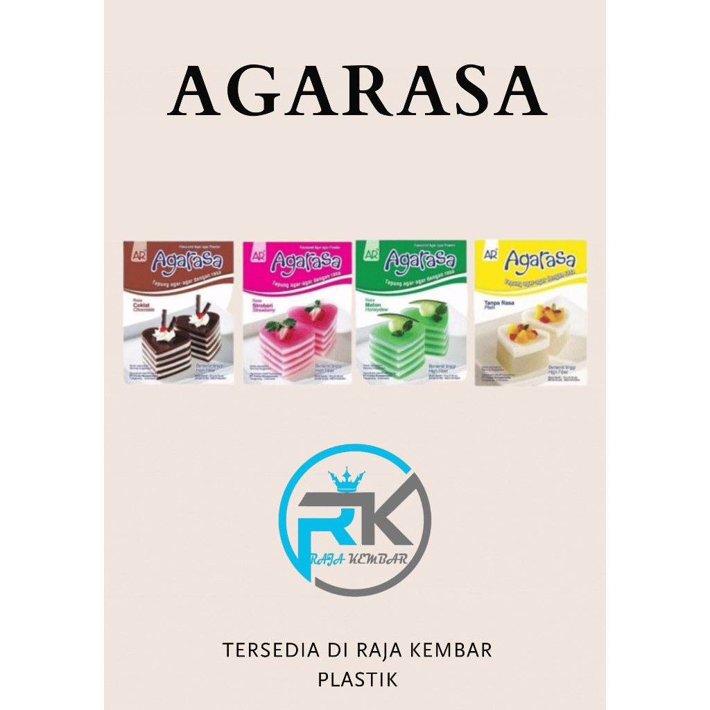

AGARASA 10GR COKLAT, MELON, VANILLA