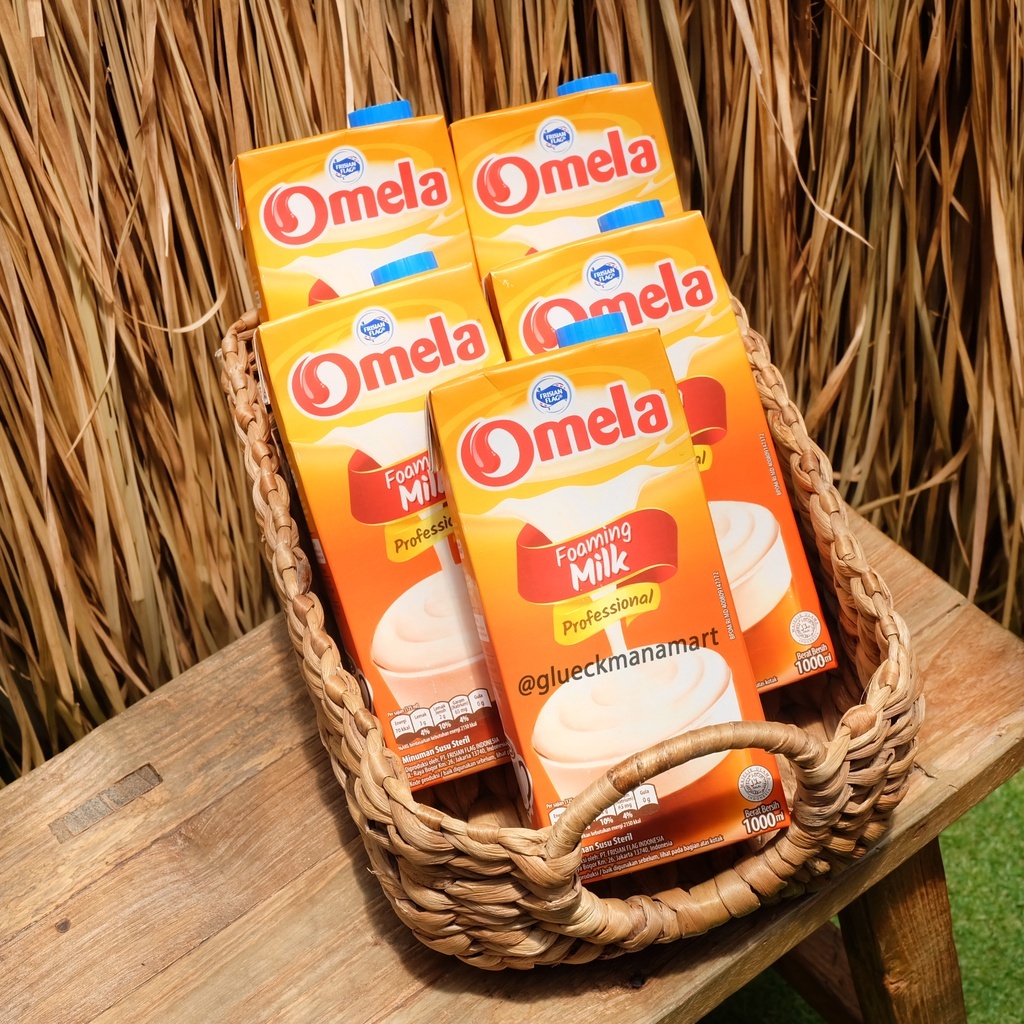 

OMELA Full Cream Foaming Milk 1 Liter (kemasan 1 dos isi 12 pcs)