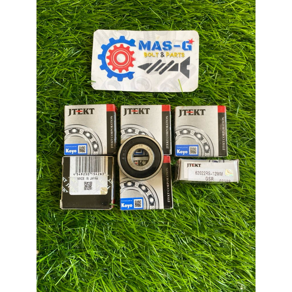 BEARING RODA KOYO MADE IN JAPAN 6202 2RS AS 12MM RUBAHAN VELG DARI AS 15MM