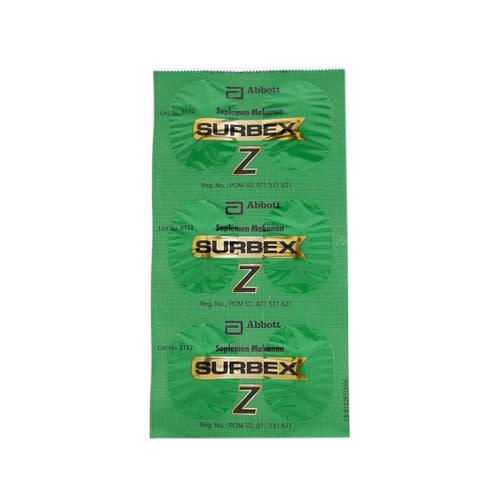 Surbex Z Isi 6 Tablet - Vitamin D & Tulang, Meningkatkan Daya Tahan Tubuh