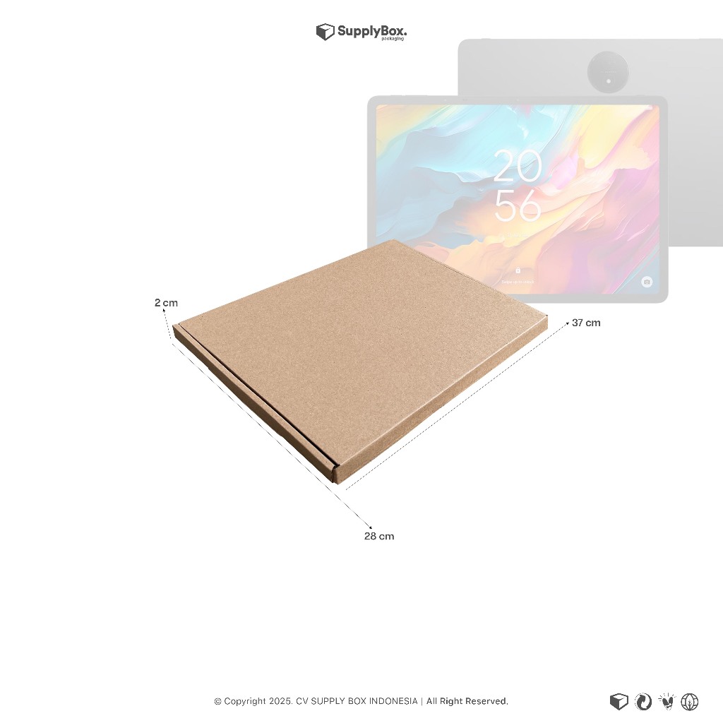 

KARDUS BOX PACKAGING 37 x 28 x 2 CM | Dus Box | Kardus Box | Custombox