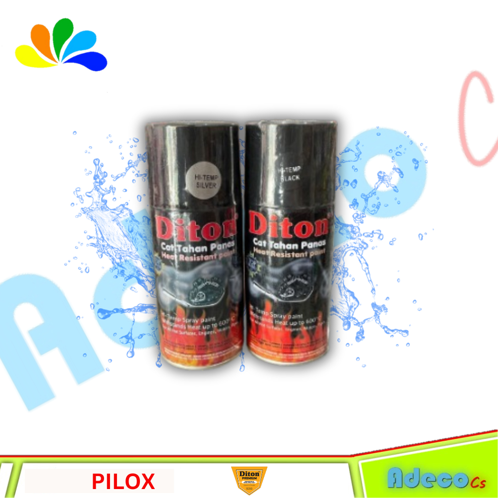 DITON HI-TEMP CAT TAHAN PANAS 300 CC BLACK/GREY