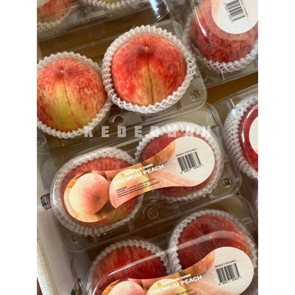

Premium Peach Korea 500 gr