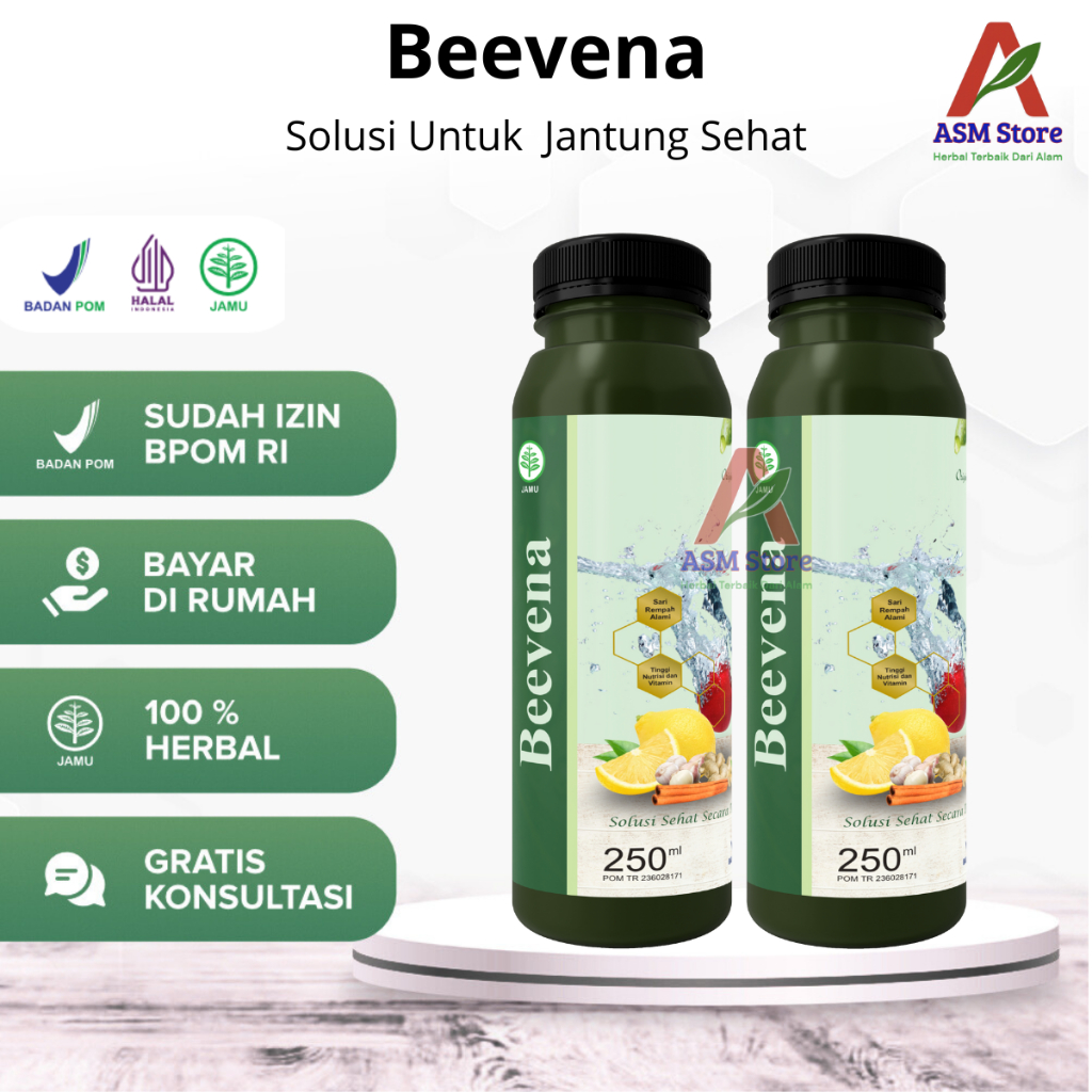 

Beevena Jus Herbal Bawang Putih Tunggal Untuk Melancarkan Peredaran Darah 2 Botol