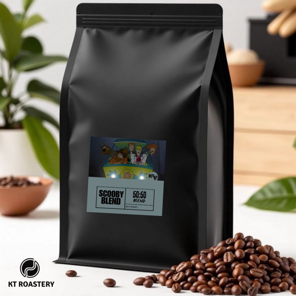 

Biji kopi houseblend blend scooby 50:50