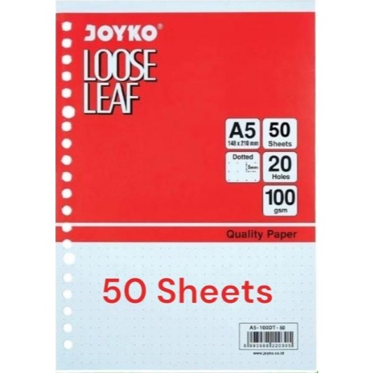 

Joyko Loose Leaf Kertas Isi File Binder A5 / Binder A5