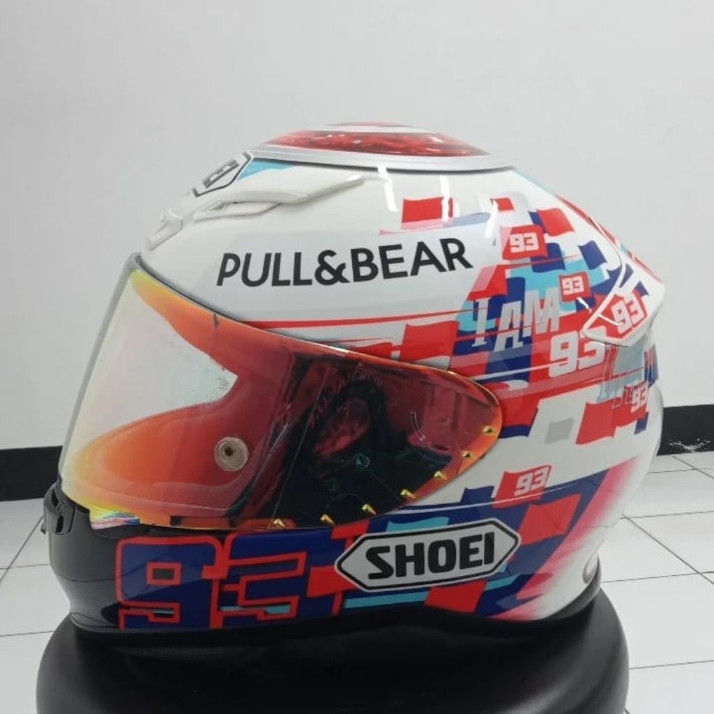 helm shoei z7 power full face original