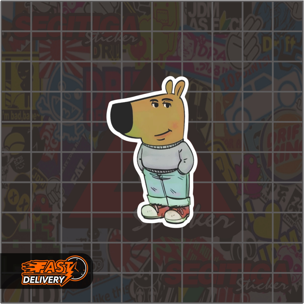 

Sticker Chillguy Masbro Ukuran 3 x 5 Cm