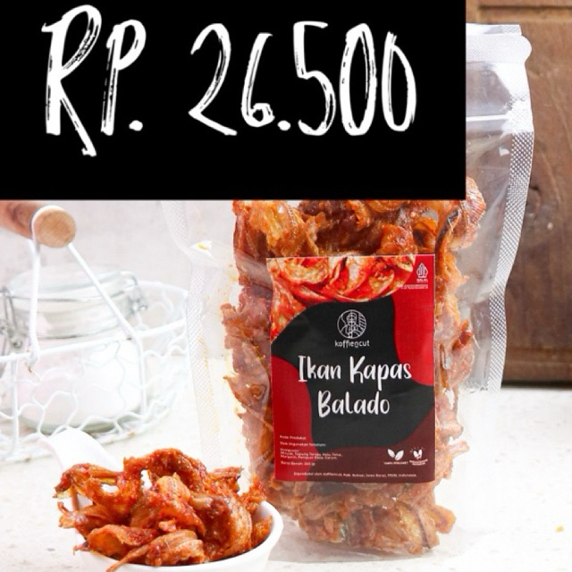 

Ikan Kalapan Balado Garing Pedas Manis Gurih Asin Koffiencut