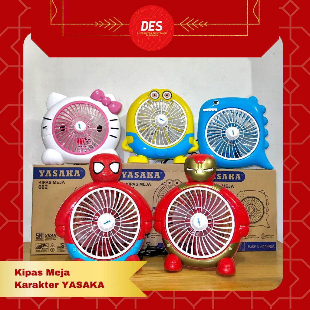 Kipas Angin Meja Karakter YASAKA