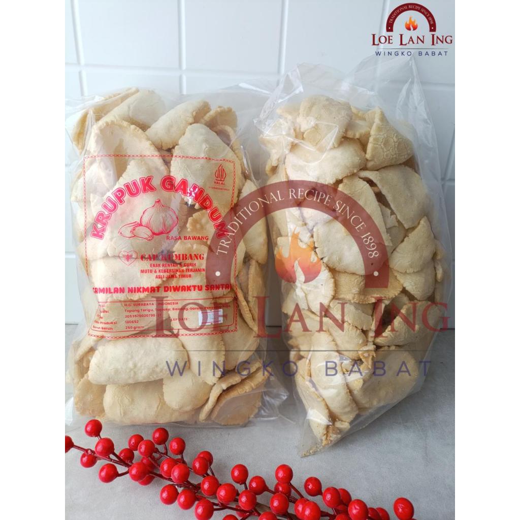 

Cap Kumbang, Kerupuk Gandum rasa Bawang 250gr