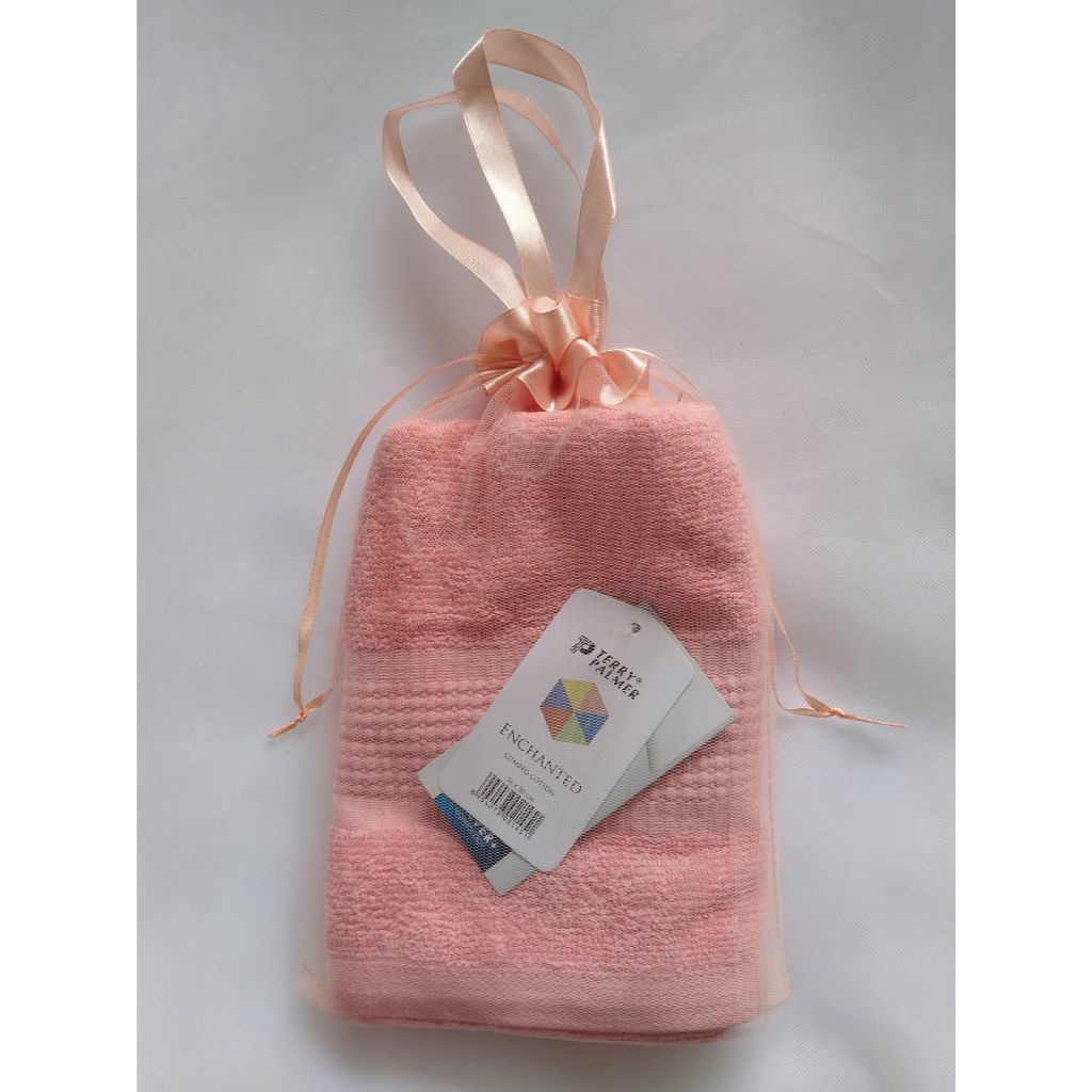 READY Kantong Tas Tile Serut Souvenir Handuk Leher