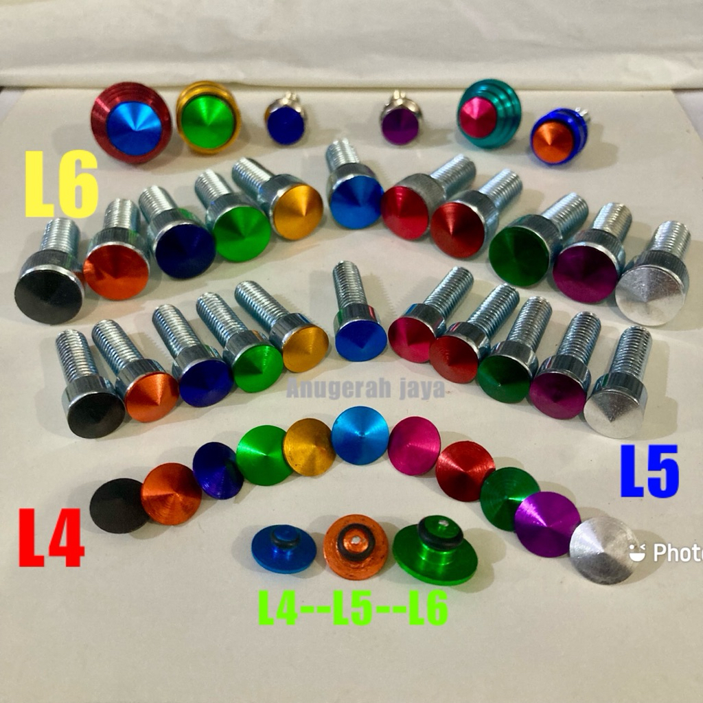 tutup baut L4 L5 L6 tutup baut kunci L tutup baut 8 10 12 tutup baut M5 M6 M8