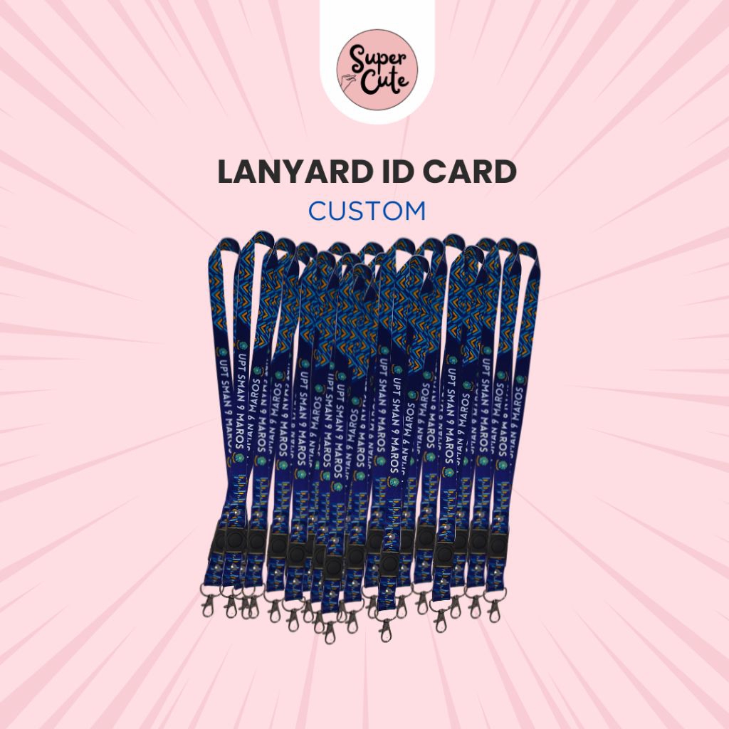 

SuperCute Lanyard Custom Cocok untuk Hadiah Souvenir Marchendise