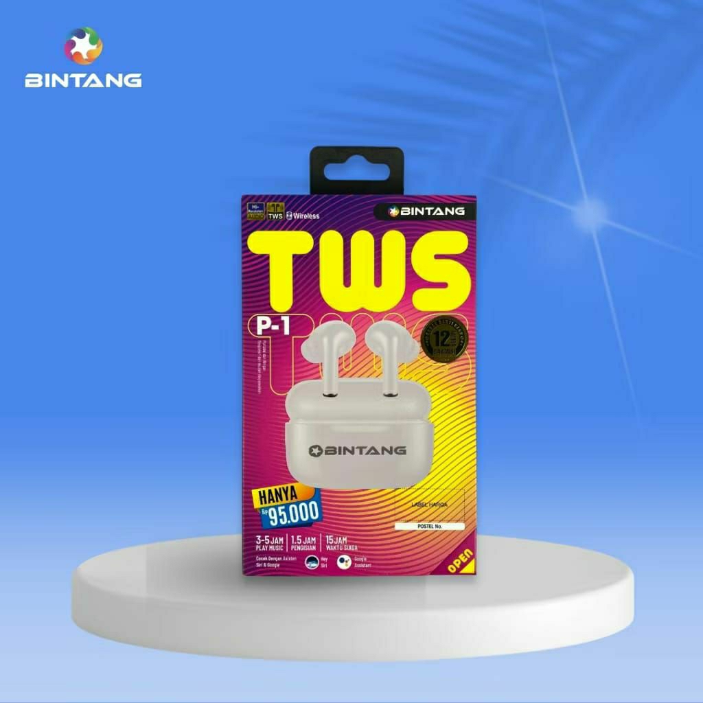 Earphone TWS Bintang P-1