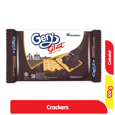 

Gery Crackers Malkist Saluut Cokelat 100 g