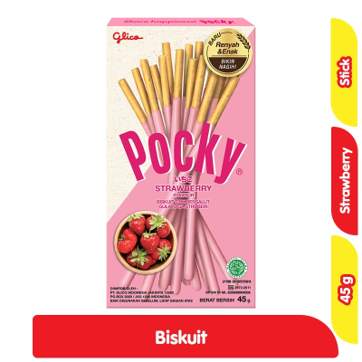 

Pocky Biskuit Stik Stroberi 45 g